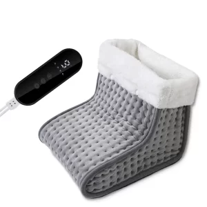 Electric Heated Foot Warmers 30x30x24cm Soft Feet Heating Pad 9 Gear Adjustable Temperature Shoe Heating Pad for US EU Winter