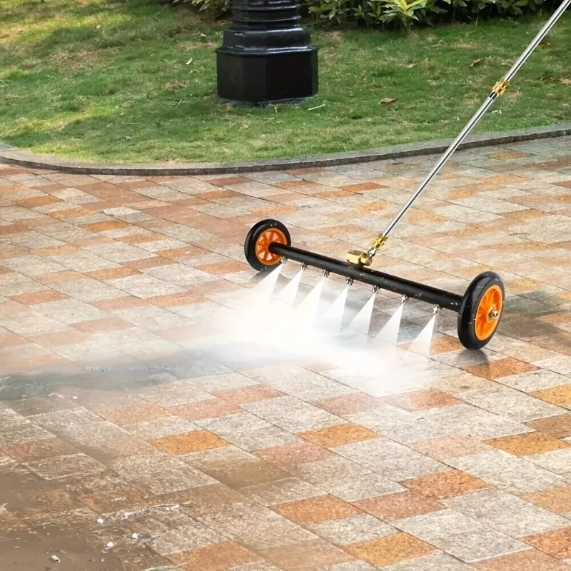 Car Water Broom for Pressure Washer Car Undercarriage Cleaner Four Nozzle Dual Purpose Stainless Steel High Pressure Cleaner - Image 5