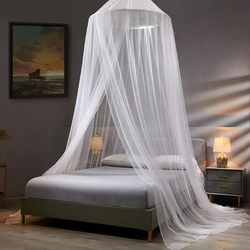 Mosquito Mesh Net Large Dome Hanging Mosquito Net Bed Net Tent Fly Insect Repellent Protection Home for Bed Canopy Dropshipping - Image 3