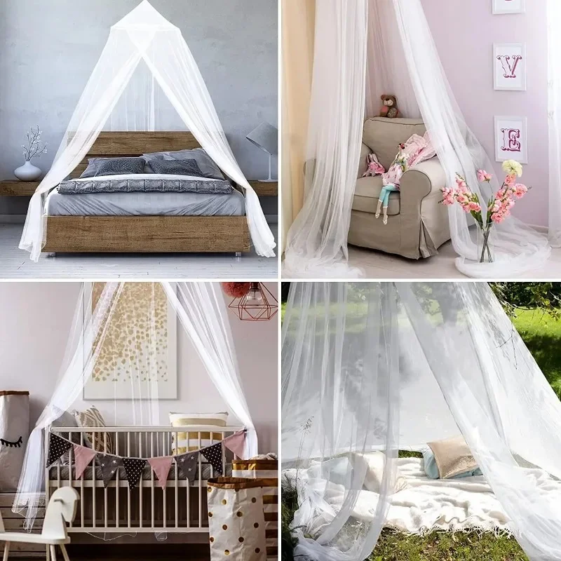 Mosquito Mesh Net Large Dome Hanging Mosquito Net Bed Net Tent Fly Insect Repellent Protection Home for Bed Canopy Dropshipping - Image 6